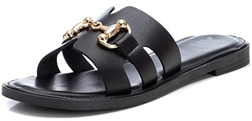 XTI 141463 Sandalias de mujer Negro (Black), 37 EU (4 UK)