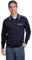 Pegasus Men's Long-Sleeve Lightweight Super Soft Fleece Polo Collar Sweatshirt Navy 50-52