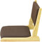 Klappbarer Tatami-stuhl mit Rückenlehne, Meditations-bodenstuhl Tragbarer Japanischer Beinloser Stuhl Holz Faules Sofa, Erkerfenster Balkon Wohnzimmerstuhl Bodensitz(52x43x45cm(20x17x18inch), Brown)
