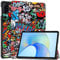 XITODA Schutzhülle für Honor Pad X9 11,5 Zoll 2023, Flip Cover aus Leder mit Standfunktion, Schutzhülle für Honor Pad X9 11,5 Zoll Tablet, Graffiti