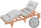 Sales Core Sitzkissen Sonnenliege Liegestuhlkissen |Aschefarbe - 201 x 55 x 8 cm | Stuhlkissen Outdoor Liegestuhl Gartenliege Kissen Klappbar Auflage Liegestuhlauflage Stuhl Schaukelstuhl Sonnenbank