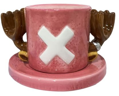 FINDAMAZE One PieceAnime Tasse à café, Chopper's Straw Hat Mug, Tasse à café en céramique, Tasse à Lait, Cadeaux pour Noël, Anniversaire (Chopper)