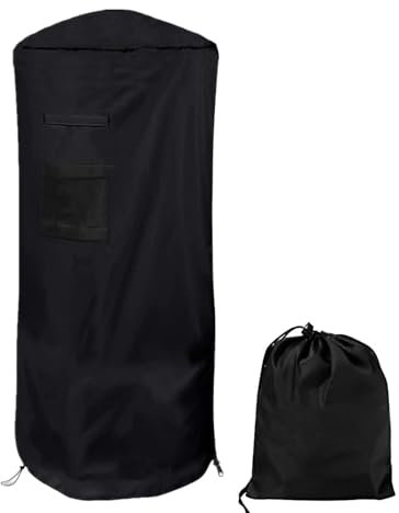 Boxsack-Hülle – Boxsack-Schutz, Standboxsack-Hülle | 420D Oxford-Gewebe Boxsack-Hülle, Staubschutz-Boxsack-Hülle für das Fitnessstudio zu Hause oder im Freien, 34 x 147,8 cm, schwarz