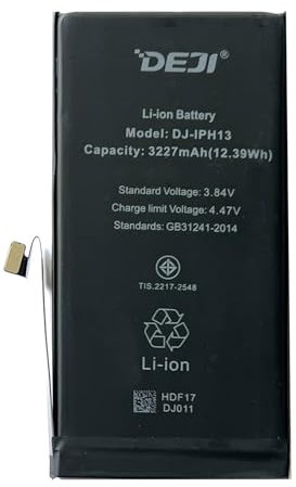 Batteria sostitutiva adatta per iPhone Serie 13. DEJI, A2655, 3227mAh.