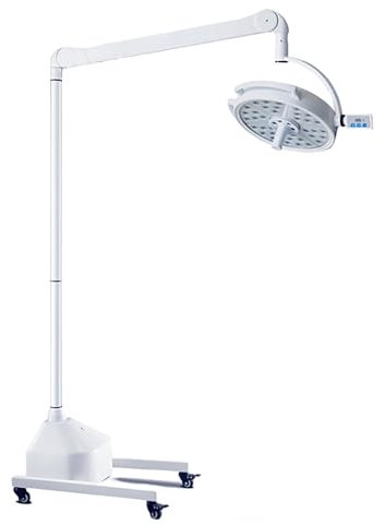 Mobile Chirurgische Medizinische Untersuchungslampe Chirurgische Untersuchungsleuchte Standleuchte Dimmbar Op-Leuchte Schattenlose Lampe für Ambulante Behandlung, Chirurgie, Gynäkologie