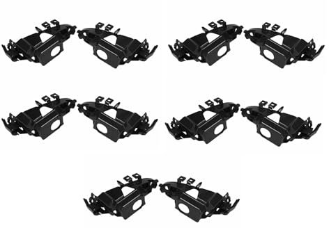 Pluuttiem 10 StüCk Vorne Links + Rechts Licht Scheinwerfer Trim Scheinwerfer Halterung für W163 ML320 ML500 ML350 02-05 1638201212,1638201112