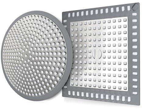 Cynn Select 2 filtri per scarico doccia, 12 cm, in acciaio inox e TPE