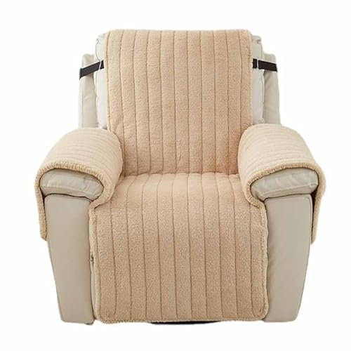 HLTQL sesselbezug sesselschoner für relaxsessel Sessel überzug armlehnenschoner sesselüberwurf fernsehsessel bezug Sessel schoner Verdickter Anti-Rutsch-Plüsch sesselüberzug(*2)