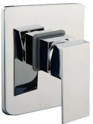 AMBRA WATER Rubinetto miscelatore monocomando incasso doccia cromato serie green 2.0, Attacco 1/2