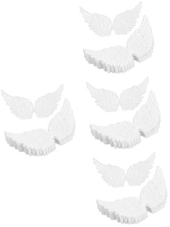 Veemoon 12 Piezas De Apliques De Alas De Ángel De Lentejuelas Para Bordar - Embellece Chaquetas - Sombreros y Bolsas Ideal Para Proyectos De Bricolaje y Artesanía