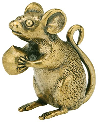 IMIKEYA Dekoration aus Messing Handgefertigtes Kunsthandwerk für Bürodekoration für Sammler und Stilvolle Figur für Wohnen