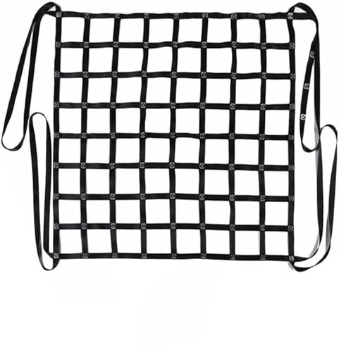 Lastennetz for Heben – Anpassbare Größen, hohe Tragfähigkeit, Gurte for Ladefläche von Pick-ups und for den Außenbereich(2x200cmx15cmx2t)
