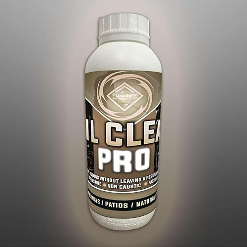 Oil Remover 1L - Powerful Cleaner for Tough Grease and Oil Stains | Block Paving, Driveways, Patios, Concrete, Also Safe To Use On Delicate Surfaces Like Marble, Granite, and Natural Stone