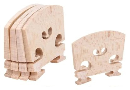 Zubehör Für Geigenanfänger 4 Stücke Violine Stetige Brücke Regelmäßige Ahorn Holz Geige Bowstring Unterstützung Brücken Professionelle