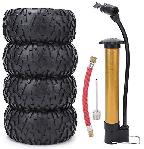 RC Car Tire, Universal 2,2 Zoll aufblasbare Reifen Upgrade Ersatzteile für 1/10 RC Car Model