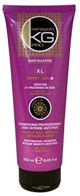 KERAGOLD PRO Shampooing à la Kératine/Protéines de Soie, Violet, 250 ml