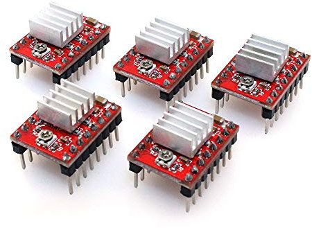 Fasizi 5 x 3D-Drucker A4988 Reprap Schrittmotor-Treibermodul