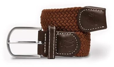 Swole Panda Recycled Woven Adjustable Belt Small - Brown