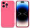 Cadorabo Estuche Compatible con Apple iPhone 14 Pro MAX en Fluid Rojo - Funda Protectora Fabricada en Silicona TPU Flexible