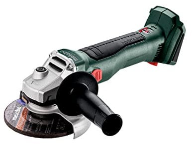 metabo Akku-Winkelschleifer W 18 L BL 9-125 - 18 V, 125 mm Scheiben-Ø, 10000 U/min - Bürstenloser Motor, Überlastschutz, Wiederanlaufschutz, leistungsstark und sicher für Profis - Inkl. metaBOX 165 L