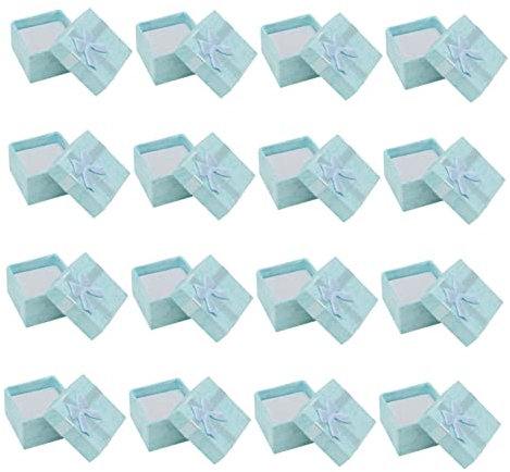 Cabilock Rot 24st Schmuckschatullen Aus Pappe in Loser Schüttung Armreif-geschenkboxen Hochzeitsgeschenke Frauen Halsketten verpackungsboxen Klein Schlüsselanhänger Fräulein Persönlichkeit