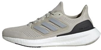 Adidas Herren Pureboost 23 Shoes, Putty Grey/Silver/Core Black, 42 EU