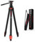 IFOOTAGE 62”/157.5cm Tripod TA3B with K3 Mini Ball Head,Buckle Design,Light Weight 3.42lbs/1.55kg,Aluminum Alloy,Gazelle TA3B+K3