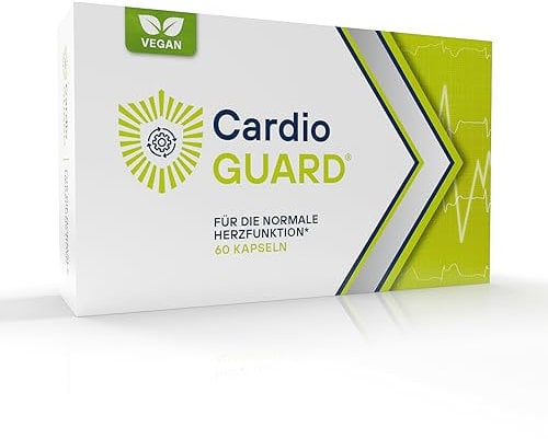 Cardio GUARD® | Für die normale Herzfunktion | Für einen normalen Energiestoffwechsel | Monatspackung mit 60 Kapseln