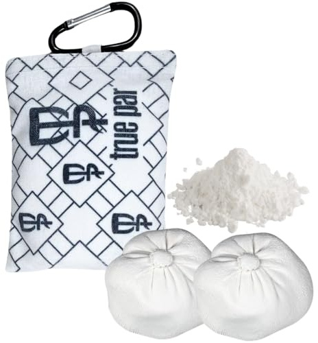 Disc Golf Chalk Bag (White Geometric)