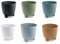 B2C Plant Pots Indoor Outdoor Plastic Flowerpot Small Medium Large RYFO 6 Colours (White, 20cm)