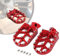 Repose Pied Moto,Cale Pied Moto CNC en Aluminium pour CR50 1995-2001 CR125R CR250R 1995-1999 Rouge
