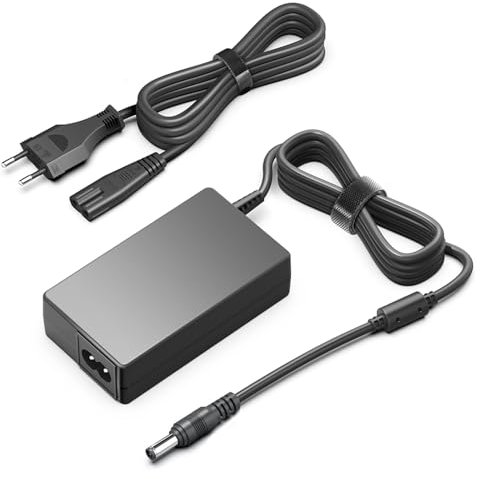TAIFU Cargador de Fuente de alimentación de 24V CC para Volante de Carreras Logitech G920 G923 G940 G25 G27 G29 Logitech G Pro, Xbox 360 y escáner FUJITSU Cable Adaptador de Corriente de 24V 2A 3A