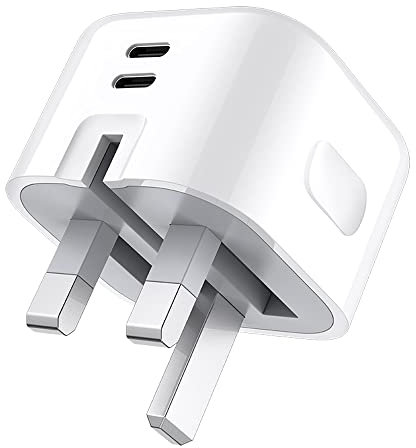 45W USB C Charger For Samsung A56/A36/A26/S25/S25 Plus/S25 Ultra/S24 FE/S25 Edge Dual PD Type C Port Turbo Power Adapter with Rapid Charging GaN Technology Quick Charge 3.0 Foldable Travel Adapter