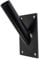 Single Flag Pole Holder - Wall Mounted Flag Pole Bracket, Powder Coated (Black), Rust and Weather Resistant, Heavy Duty Flagpole Mount for Home and Outdoor Use