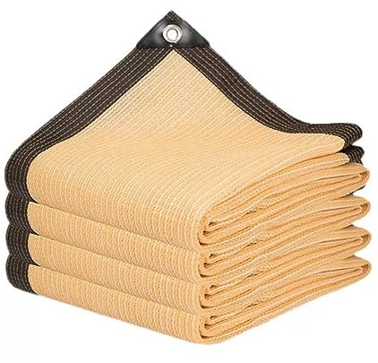 Toldo para Sombra con Ojales de 5 x 10 m, Tela para Sombra para Plantas, Cubierta de Malla para Invernadero, pérgola de Patio Trasero, Red para Sombra de Patio al Aire Libre, toldo Resistent