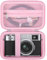 BOVKE Étui de Transport Compatible avec l'appareil Photo numérique X100VI / X100V, Poche en Maille supplémentaire pour Les câbles de Charge, Rose
