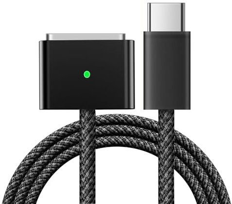 HOkina Cavo USB-C a MagSafe 3 da 140W, Ricarica Rapida Compatibile con MacBook Pro 14/16 (2021+, M1/M2) e MacBook Air 13/15 (M2, 2022+)