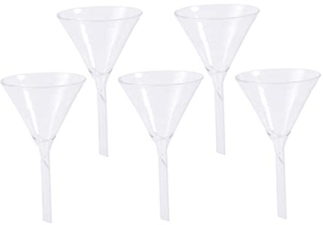 Ciieeo Embudo De Vidrio Analítico Triangular 50 Mm Herramienta De Laboratorio