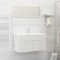 ShGaxin Set Muebles de baño 2 Piezas Madera contrachapada Blanco Brillo, Muebles para Baño, Muebles para Lavabo, Armario Baño - 804806