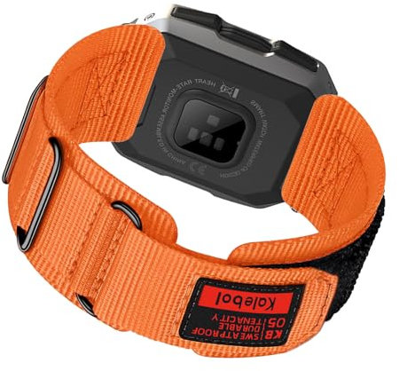 Bracelets de Montre Compatible avec KOSPET Tank M3/ M2/ M3 Ultra Bracelet, avec Velcro Réglable Trois Anneau en Acier Inoxydable Hommes et Femmes Bande de Rechange pour KOSPET Tank M3 Sangles (1)