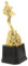 BESPORTBLE 1stk Kindertrophäe Leistungspreis Taekwondo- Vergibt Trophäen Medaillen Verleihen Goldene Trophäe Taekwondo-medaillen Taekwondo Zerbricht Bretter Mini-trophäen Plastik