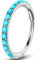 OUFER 20G Nasenring Chirurgenstahl 316L Natürliches Türkis Nasenpiercing Ring 6 mm Piercing Nase Nasenpiercing Schmuck Nostril Piercing Ring Nasenring clicker