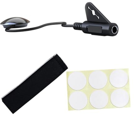 F Fityle Piezo -Kontakt -Mikrofon -Pickup mit, gutem Sound, Stick Design Piezo Transducer Pickup für Akustikgitarren Banjo, Standard