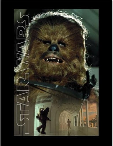 Star Wars - Gerahmtes Poster Chewy Key Art (40 cm x 30 cm) (Bunt)