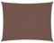 vidaXL Toldo de Vela Rectangular de Tela Oxford marrón 3x6 m