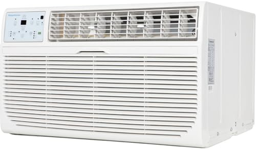 Keystone 12,000 BTU Wall Mounted AC Unit and Dehumidifier, 115V, Wall Unit for Bedroom, Bathroom, Nursery, and Medium Sized Rooms up to 550 Sq.Ft., AC Wall Unit with Remote, Quiet, High Efficiency AC