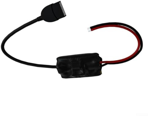 Jonikuper Transformador de corriente, 220 a 5 V, adaptador de corriente CC, módulo de conversión para sistema de monitoreo de cámara con protección contra sobrecalentamiento (puerto USB)