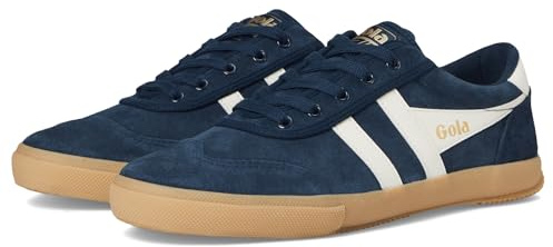 Gola Mens Badminton Suede, Navy/Off White/Gum, 7