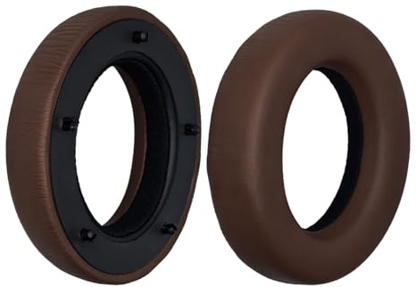 BUBEFSKD 1 par de almohadillas para los oídos de cuero proteína cubre espuma viscoelástica para auriculares Elegia claro focal cubierta de almohada