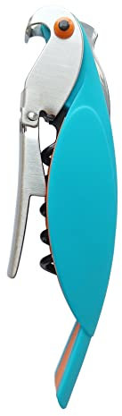 lesca Tek Parrot form Kellner Korkenzieher Wein Öffner Flaschenöffner hellblau